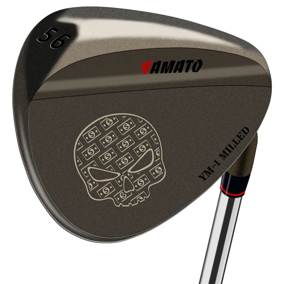 Premium Yamato Golf Wedge Set - 50/52/54/56/58/60 Degree Gap, Sand & Lob Wedges for Men & Women - Milled Face for Maximum Spin Control - Perfect for Short Game Practice, Bunker Shots & Approach Play