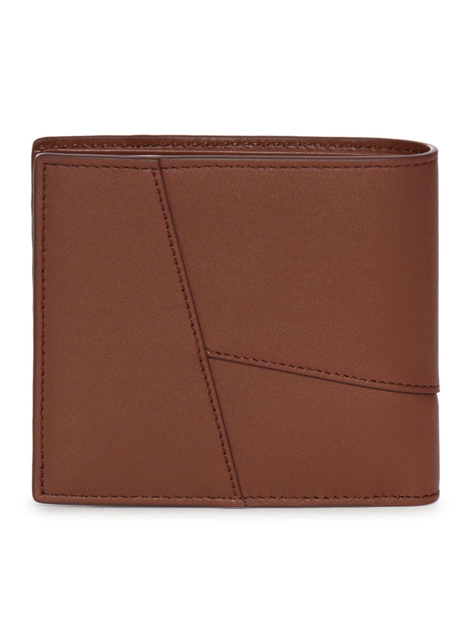 Classic Calfskin Bifold Puzzle Wallet - RFID Blocking Leather Wallet for Men - Perfect for Travel, Business & Everyday Use