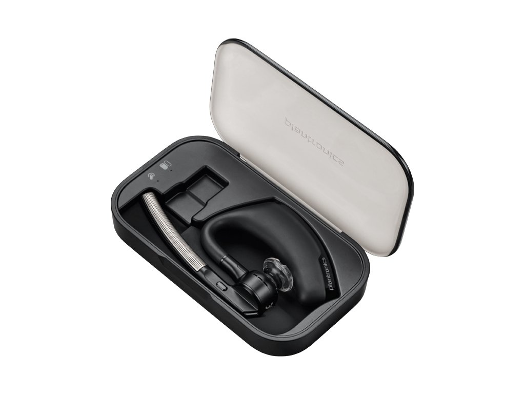 Plantronics Voyager Legend Bluetooth Headset with Charging Case - Noise Cancelling Wireless Headphones for Office, Driving & Travel - Model 89880-05 (Black)