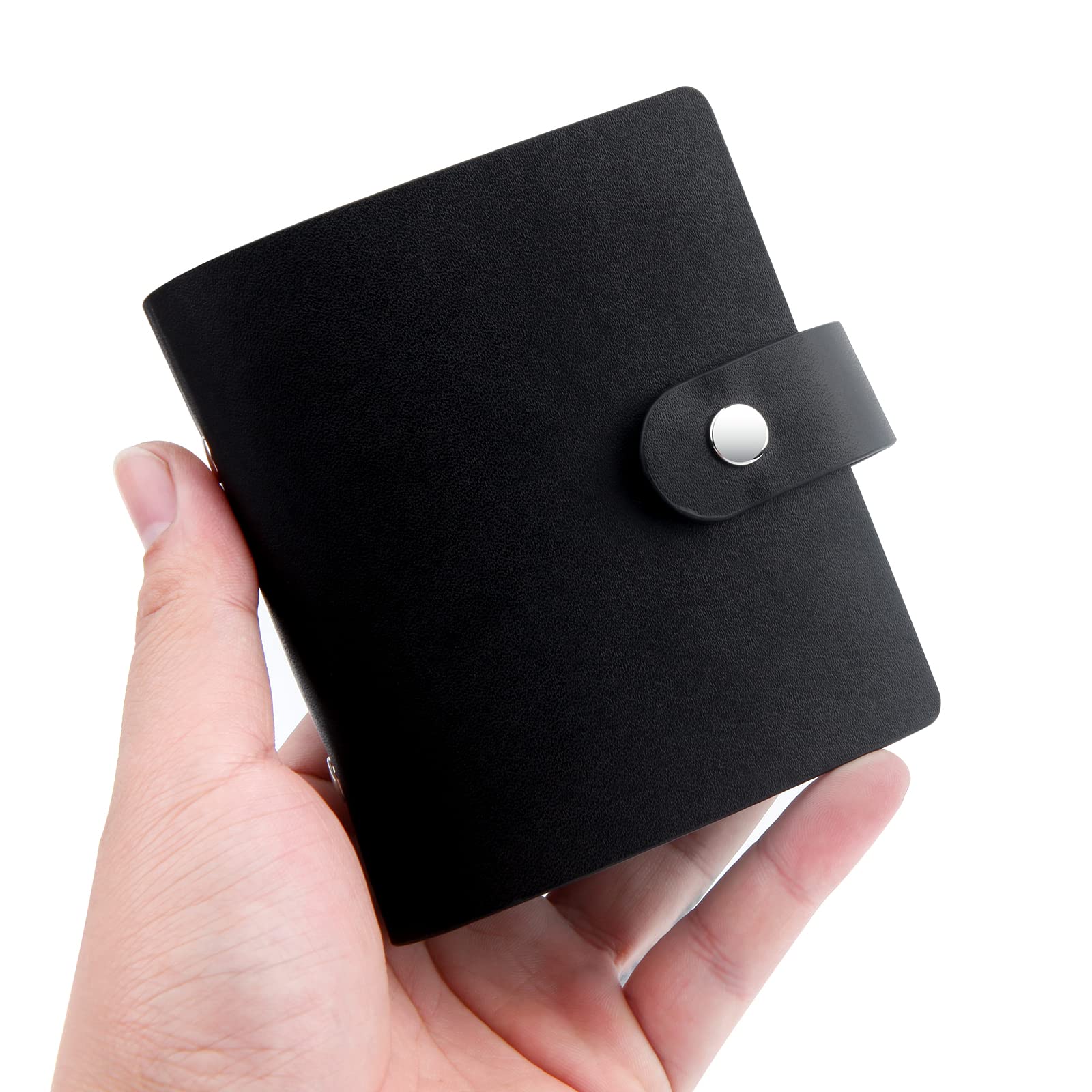 52-Pocket Mini Photo Album for Fujifilm Instax Mini, Polaroid Snap & Instant Cameras - Holds 2x3 Inch Photos (Black, 1 Pack) - Perfect for Weddings, Baby Photos & Travel Memories