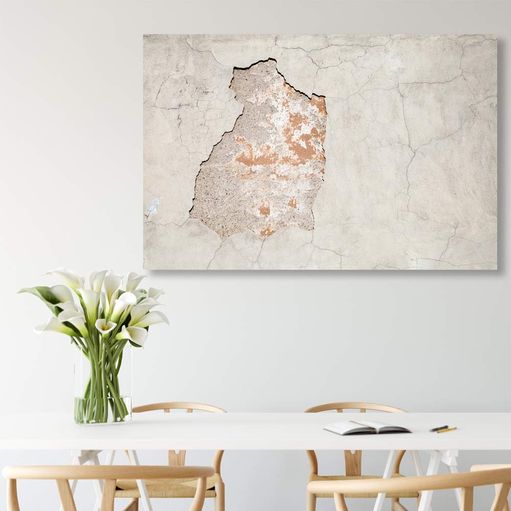 Wall26 Rustic Ink Canvas Wall Art - 32x48 Inches Framed Print, Home Decor for Bedroom, Living Room, Office, and Modern Interior Spaces