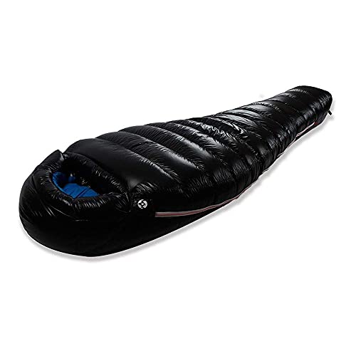 Premium 800FP Goose Down Sleeping Bag - 95% Down Fill, 15D Nylon Waterproof & Ultra-Warm for Winter Camping, Hiking, Backpacking - Lightweight & Compact for Outdoor Adventures