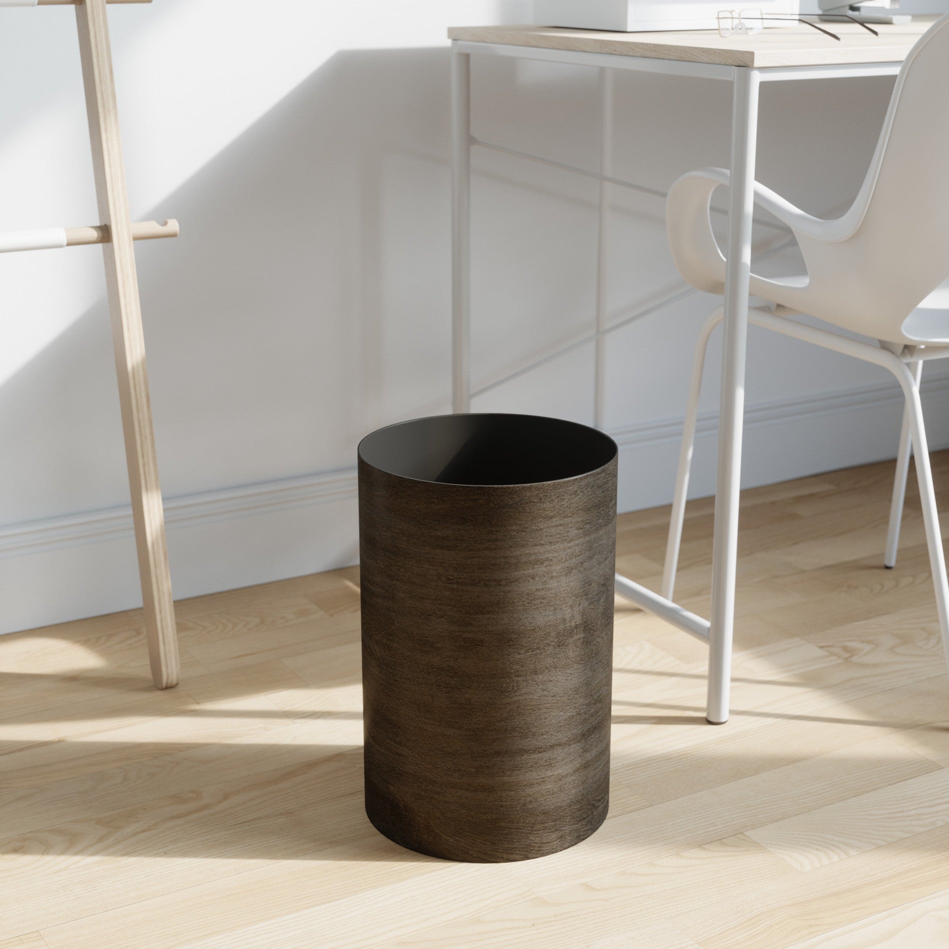Treela Stainless Steel Trash Can with Lid - 13 Gallon/50L Kitchen Garbage Bin for Home, Office, or Bathroom - Odor-Proof & Rust-Proof Design for Easy Cleaning