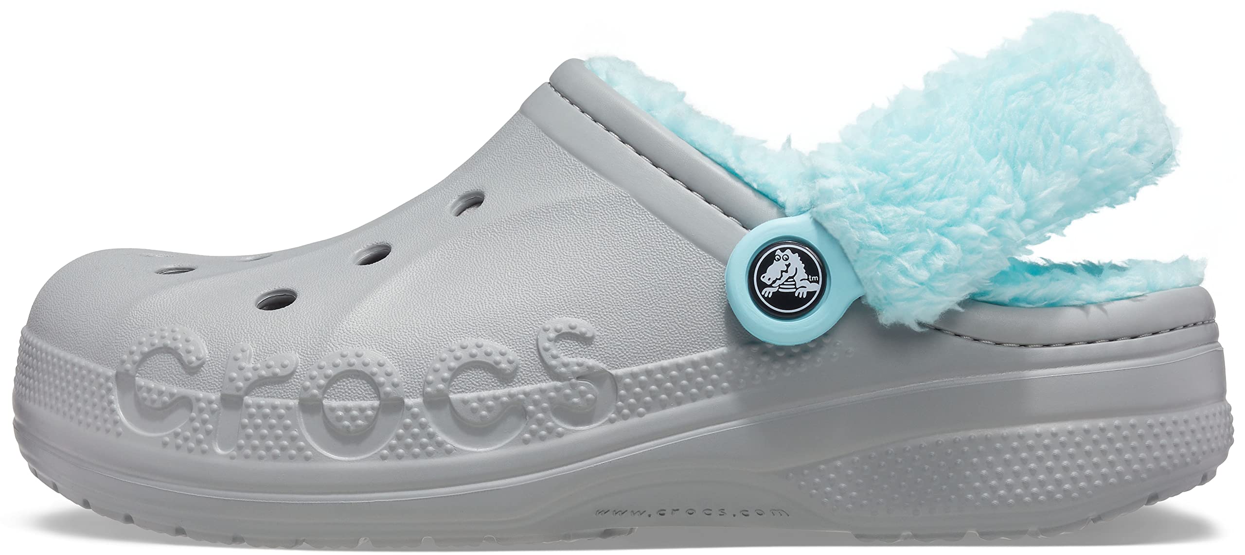 Crocs Unisex Baya Lined Fuzz Strap Clog - Comfortable Winter Shoes for Men & Women - Perfect for Indoor, Outdoor & Casual Wear