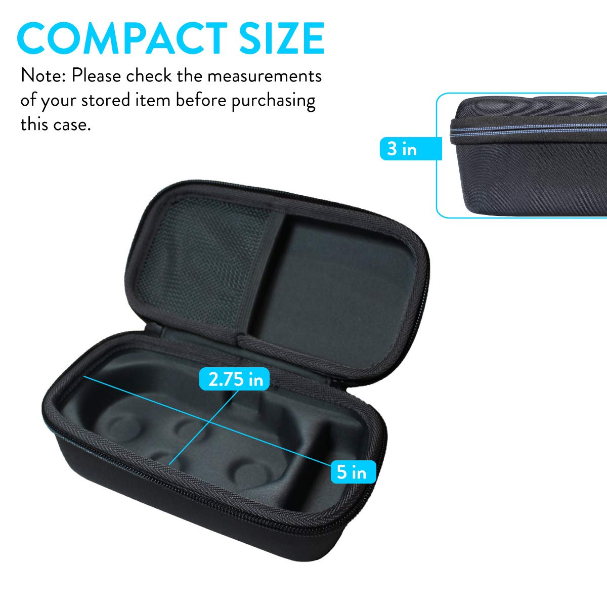 TUDIA EVA Hard Travel Carrying Case for Corsair KATAR, KATAR Pro XT, KATAR Elite, Harpoon Wireless RGB, NIGHTSWORD RGB Wireless Gaming Mouse - Durable Protection for Gaming Gear at Home or On-The-Go