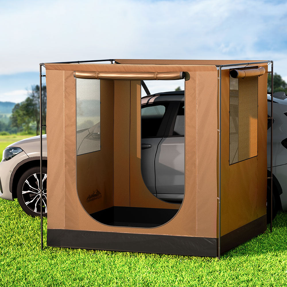 Weisshorn Portable Camping Tent for SUV & Car - Side Awning Canopy Shelter for 4WD Vehicles | Perfect for Outdoor Adventures, Road Trips & Beach Camping