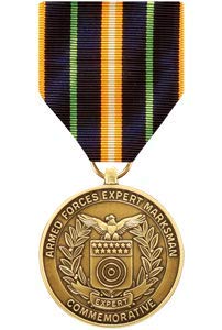 MEDALS OF AMERICA EST. 1976 Armed Forces Expert Marksman Commemorative Medal - Military Service Award for Marksmanship Excellence - Perfect for Veterans Day, Military Ceremonies & Collector Displays
