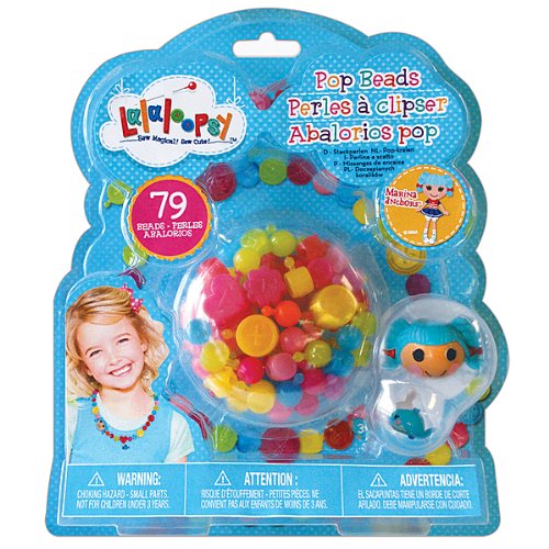 Lalaloopsy Pop Beads - Marina Anchors Toy for Kids | Fun & Colorful Building Beads for Creative Play | Perfect for Birthday Gifts & Party Favors