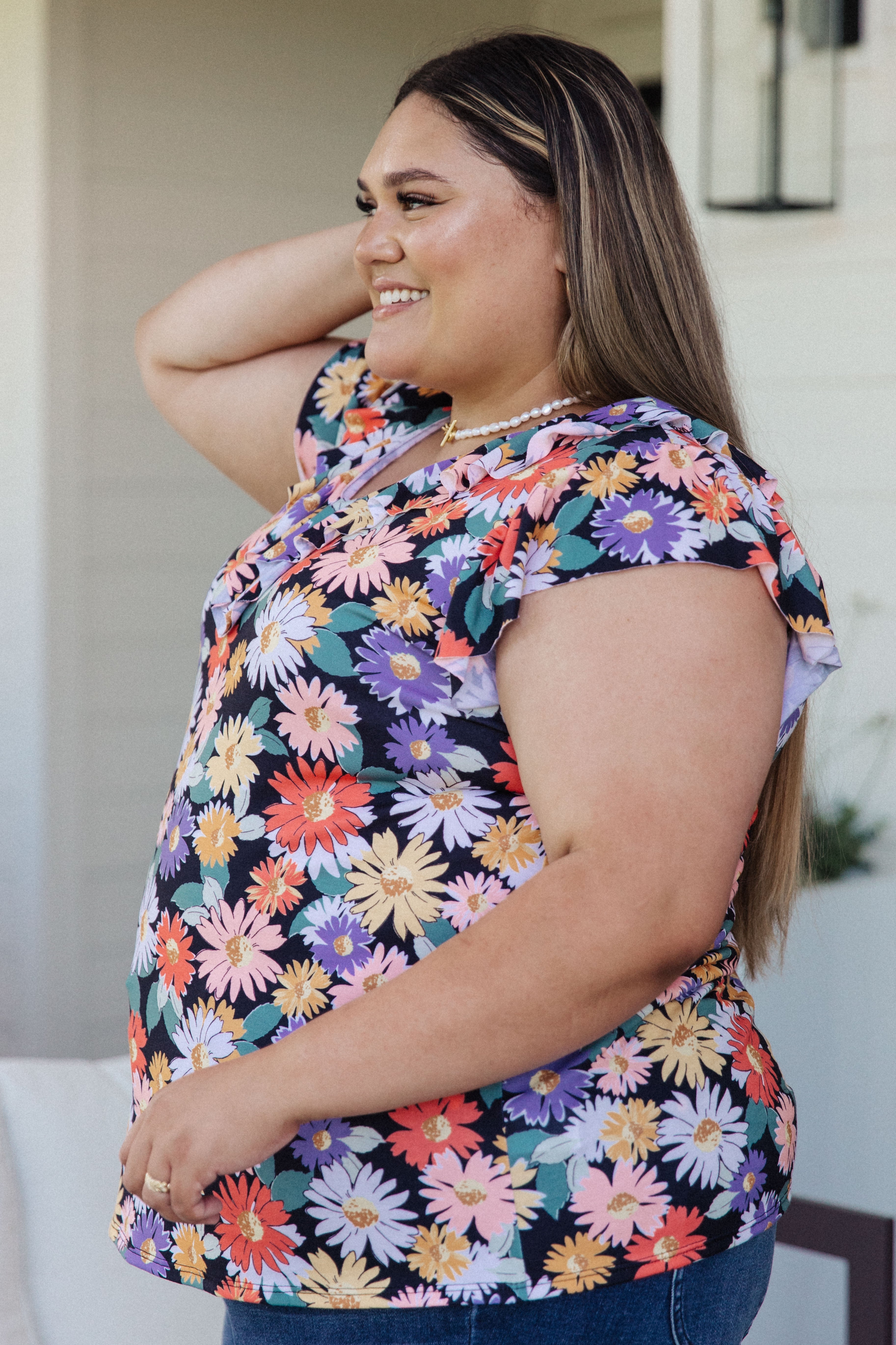 Floral Print Women's Blouse - Elegant Floral Top for Spring & Summer | Perfect for Casual Outings, Office Wear & Date Nights
