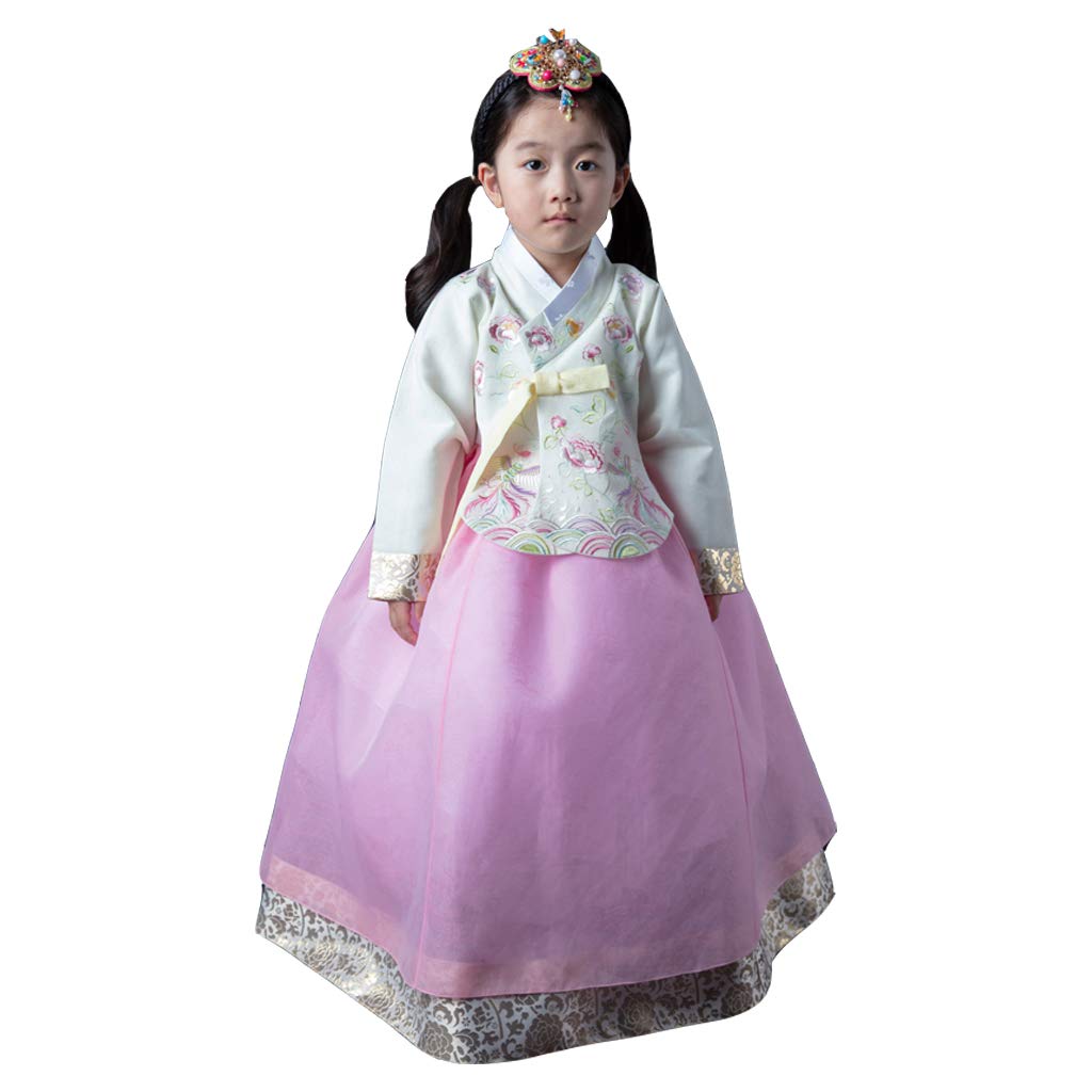 Korean Hanbok Traditional Dress for Girls | Baby & Toddler Hanbok Outfit | Birthday, Thanksgiving, Festival & Party Wear | CG1914