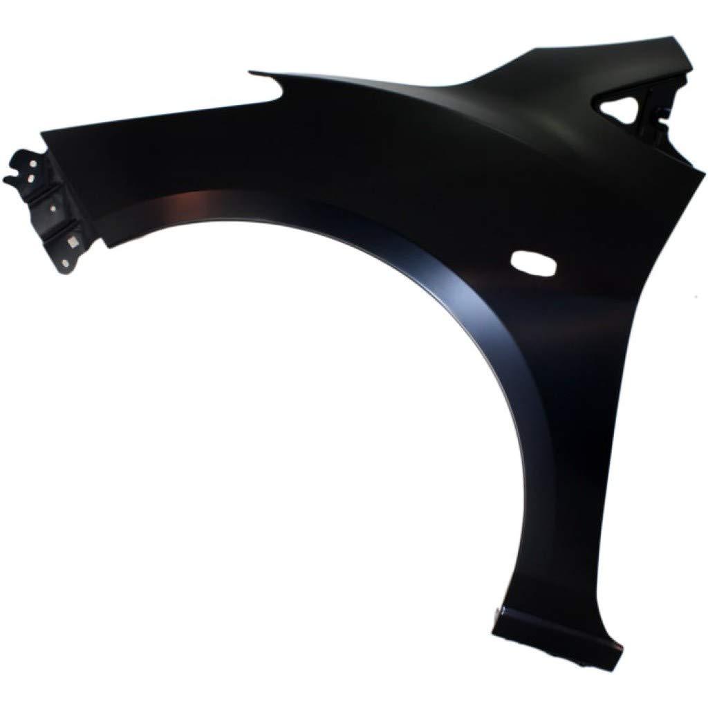 2011-2014 Mazda 2 Left Driver Side Front Fender with Turn Signal Light Hole - Replacement for D65152211B & MA1240166 | Fits All Submodels | Perfect for Auto Body Repair & Restoration Projects