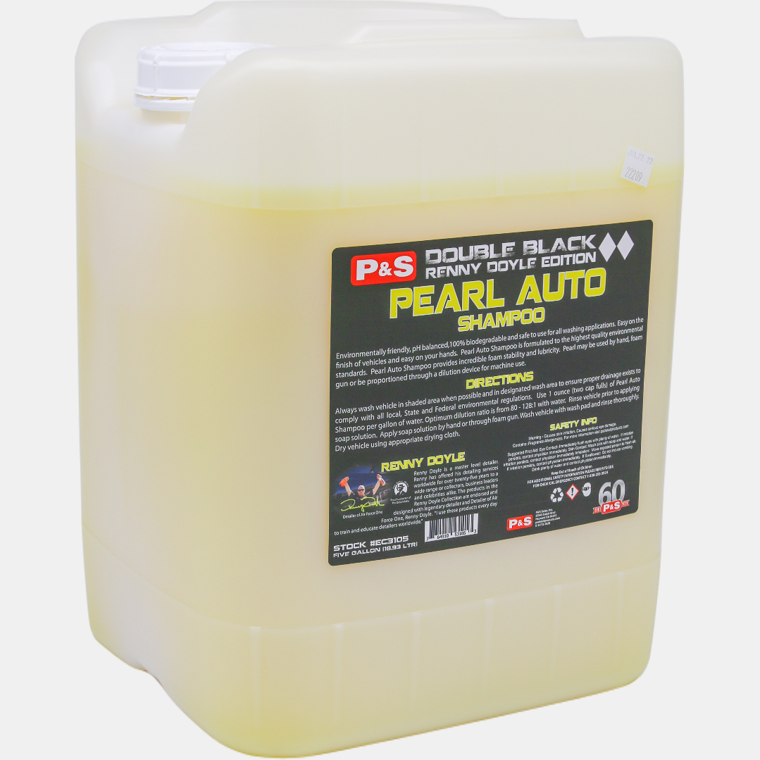 P&S Double Black Collection Pearl Auto Shampoo - Premium Car Wash Soap for Deep Cleaning & Shine - Perfect for Detailing, Ceramic Coated & Luxury Vehicles