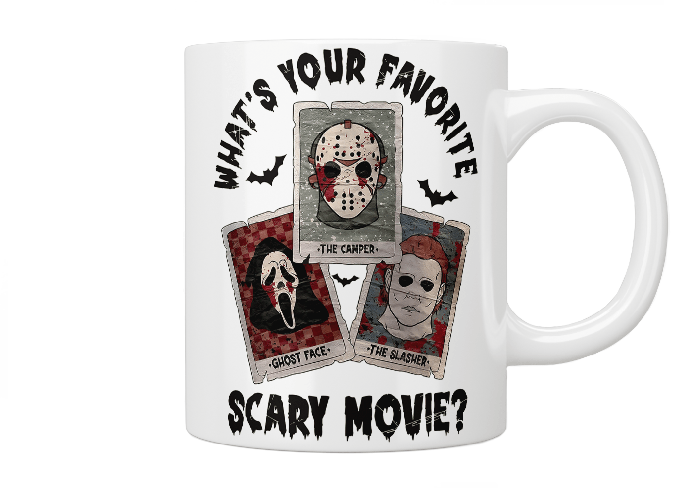 Best Scary Movie Mug - Horror Film Themed Coffee Cup for Halloween & Movie Nights - Perfect Gift for Horror Fans & Film Lovers