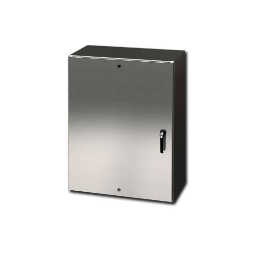 Enviroline Series Single Door Electrical Enclosures with 3-Point Locking Hardware - Weatherproof Outdoor & Indoor Use for Industrial Equipment Protection