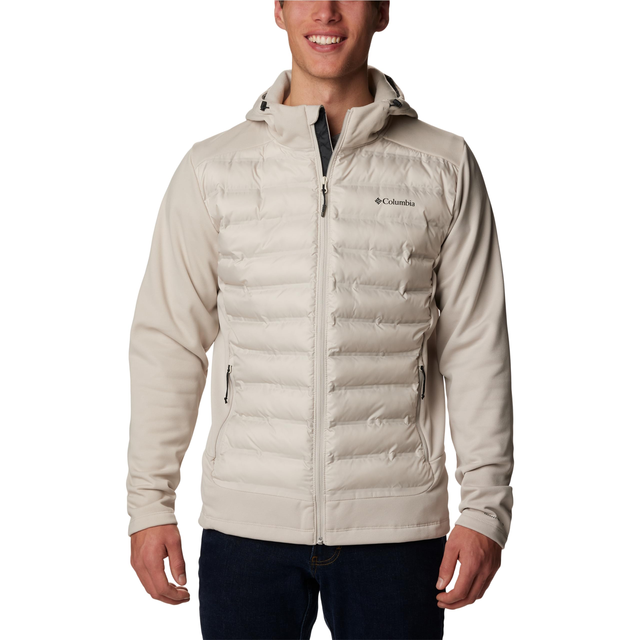 Columbia Men's Out-Shield Insulated Full-Zip Hoodie Jacket - Water-Resistant Winter Fleece for Hiking, Camping & Outdoor Activities