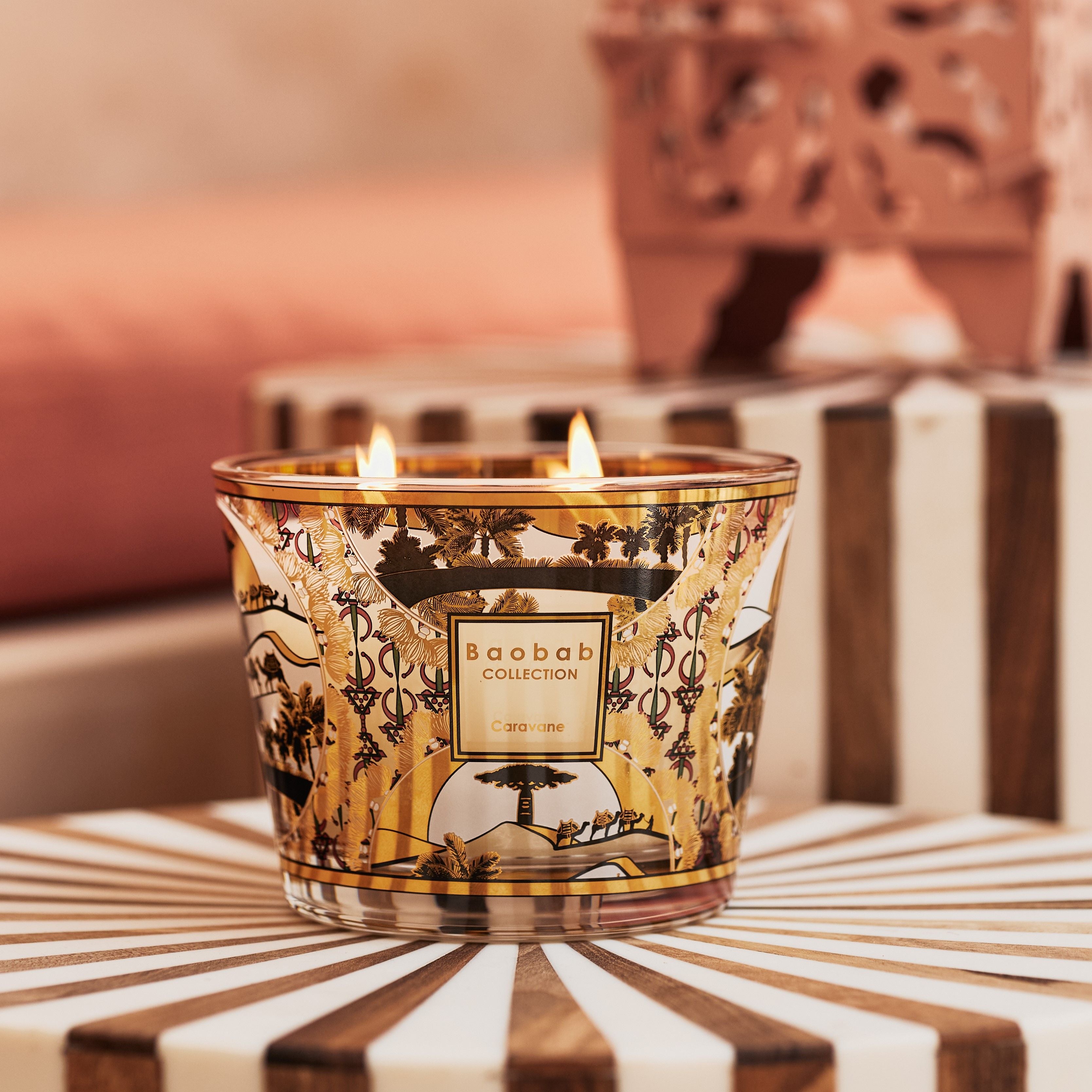 Caravane Scented Candle - Limited Edition Luxury Soy Wax Candle for Home Decor, Romantic Dinner & Relaxation