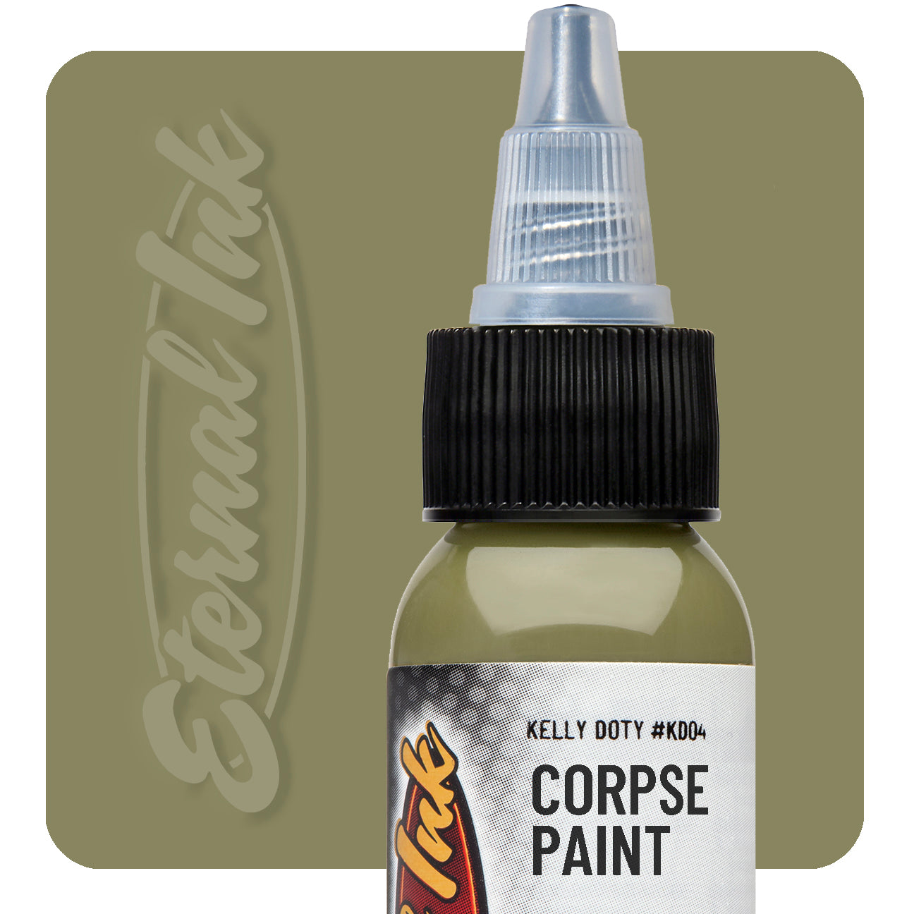 Eternal Kelly Doty Corpse Paint Ink 1oz - Professional Tattoo Ink for Dark Art & Gothic Makeup - Perfect for Halloween, Cosplay & Alternative Fashion