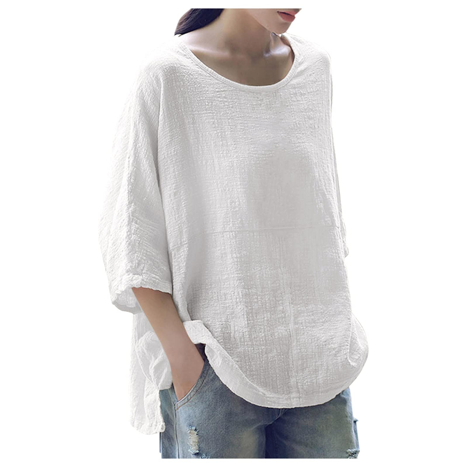 Women's Short Sleeve Solid Color T-Shirt - Casual Winter Fashion Top for Everyday Wear | Perfect for Office, Outings & Layering