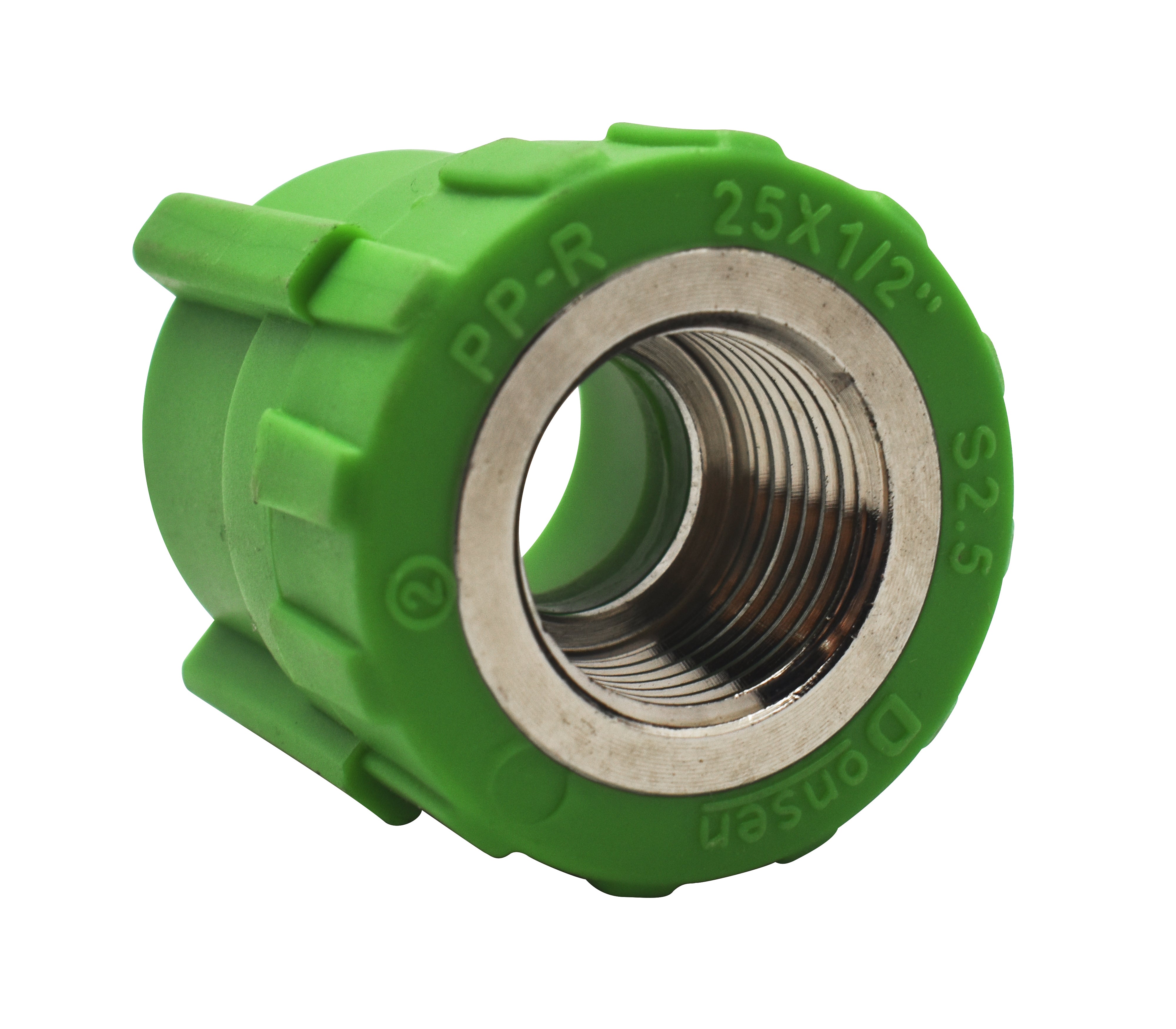 Donsen Female Thread Adapter - High-Quality Brass Fitting for Plumbing, Gas, and Water Connections - Perfect for Home Repairs and DIY Projects