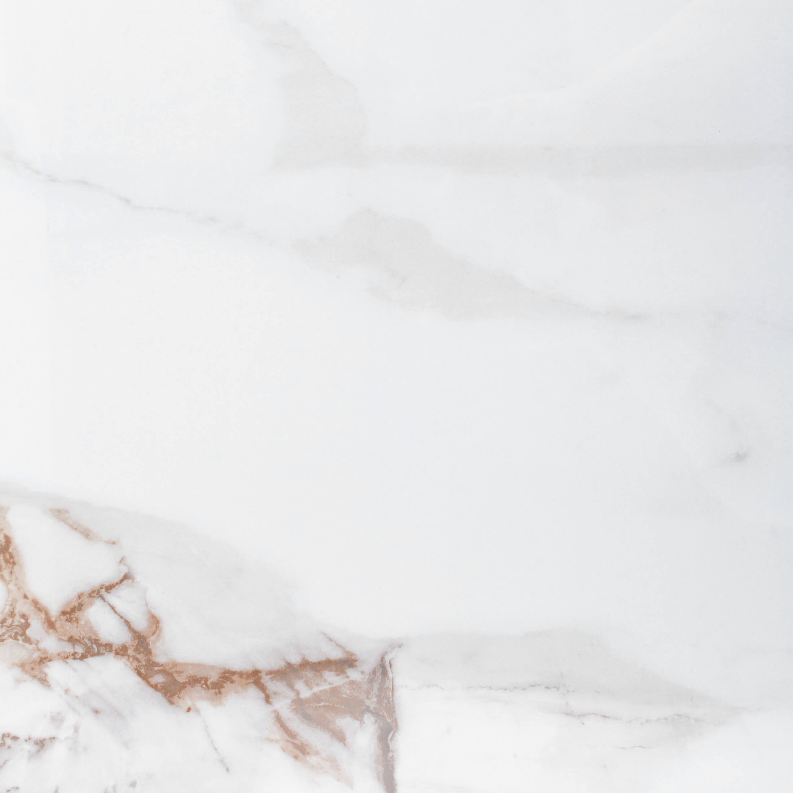 Premium Calacatta Oro 600x600 Polished White Marble Tile - Luxury Flooring & Wall Covering for Bathroom, Kitchen & Living Room Decor