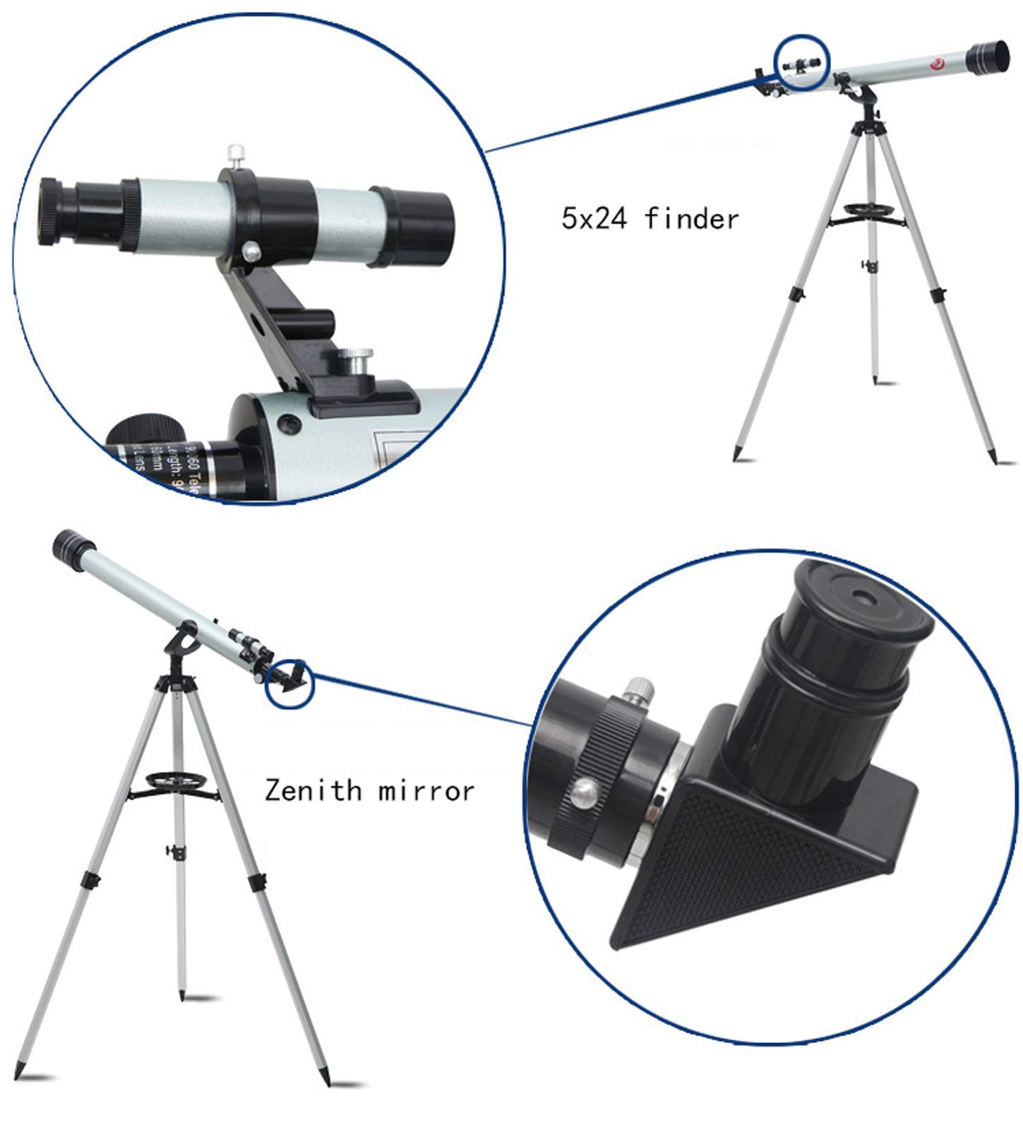**70mm Aperture Refractor Telescope for Adults & Beginners – Portable Astronomy Telescope with Tripod & Finder Scope – Perfect for Stargazing, Backyard Observation & Outdoor Adventures**