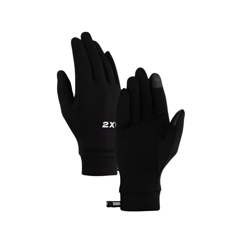 2XU Performance Run Gloves for Men & Women - Lightweight, Breathable & Grip-Enhanced for Running, Cycling & Outdoor Sports