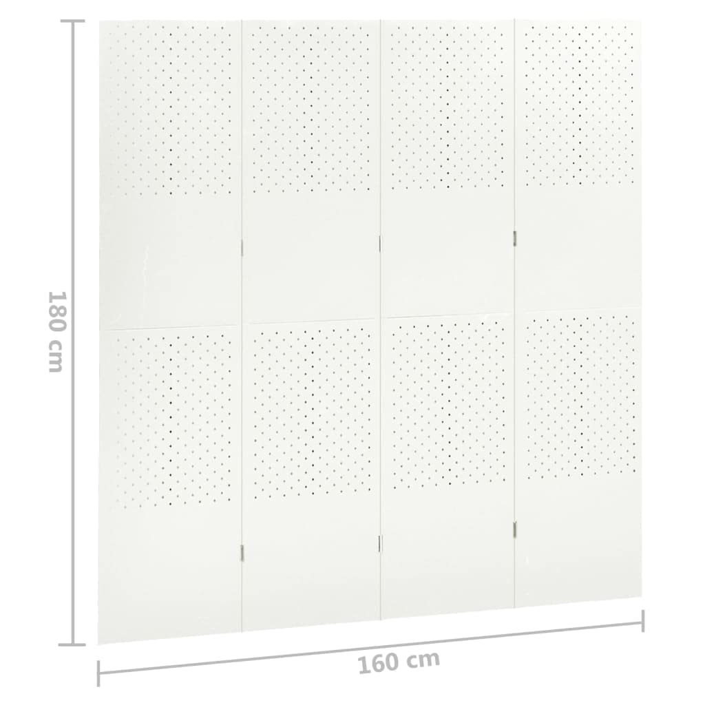 4-Panel Folding Room Divider - 63