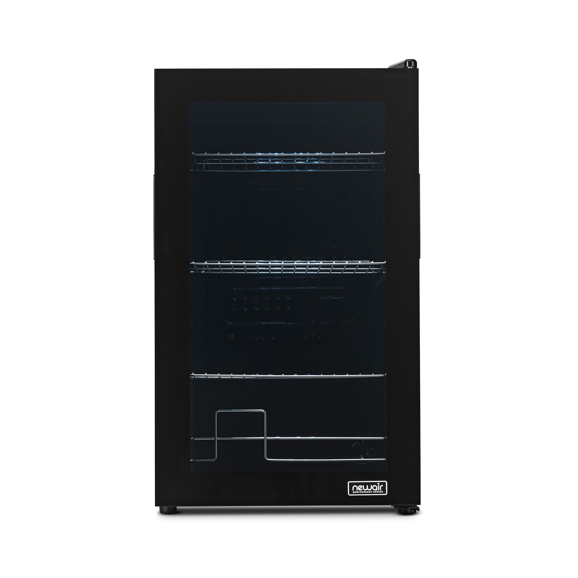 Newair® Limited Edition 100 Can Anniversary Beverage Refrigerator - Compact Beverage Cooler for Beer, Wine & Soda - Perfect for Home Bar, Office, or Man Cave (16.93 Cu.Ft)
