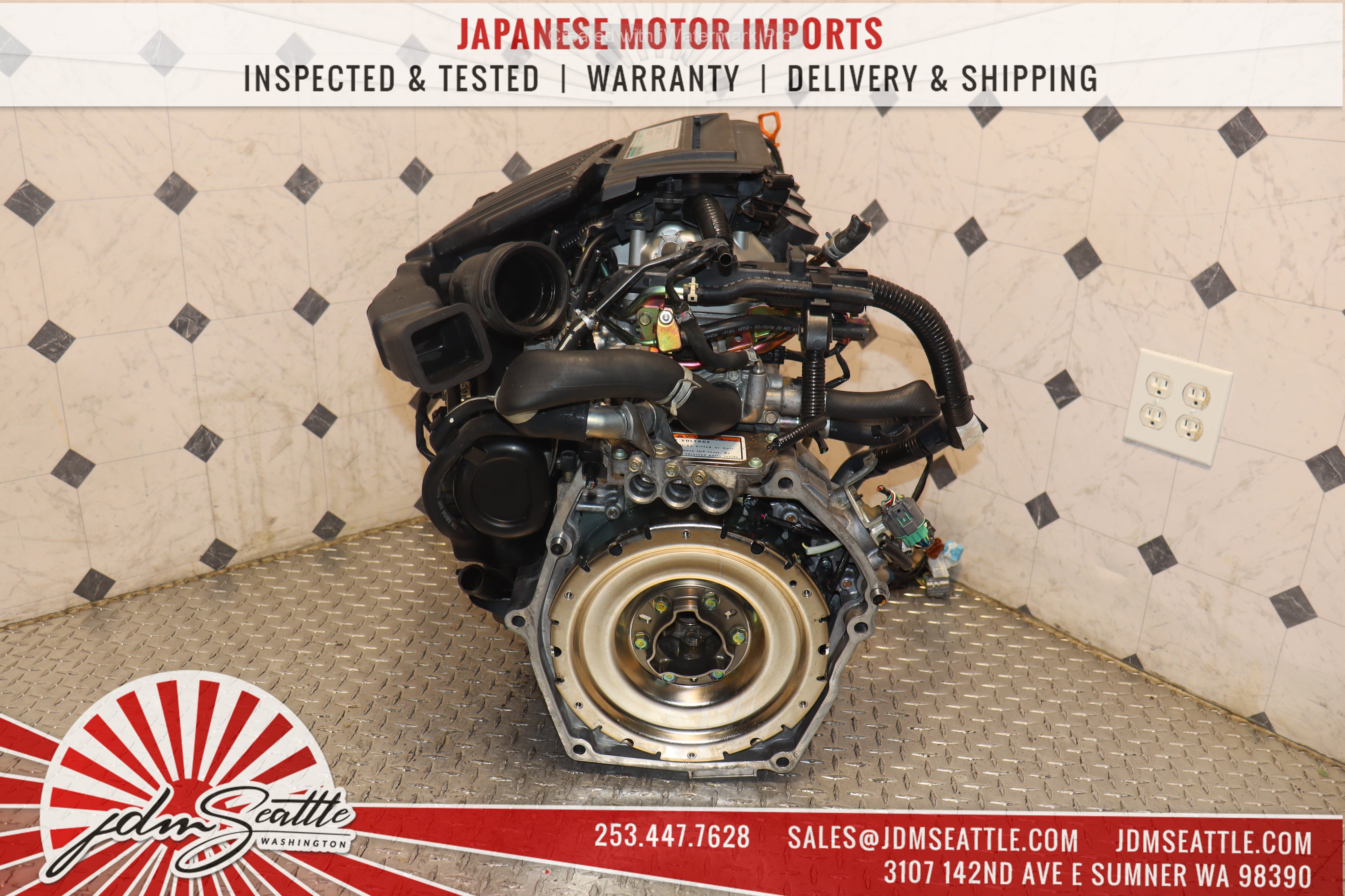 JDM LDA1 MF3 Engine for 2003-2005 Honda Civic 1.3L IMA Hybrid - Replacement Motor for Improved Fuel Efficiency & Smooth Performance - Perfect for Eco-Friendly Driving & Hybrid Vehicle Maintenance