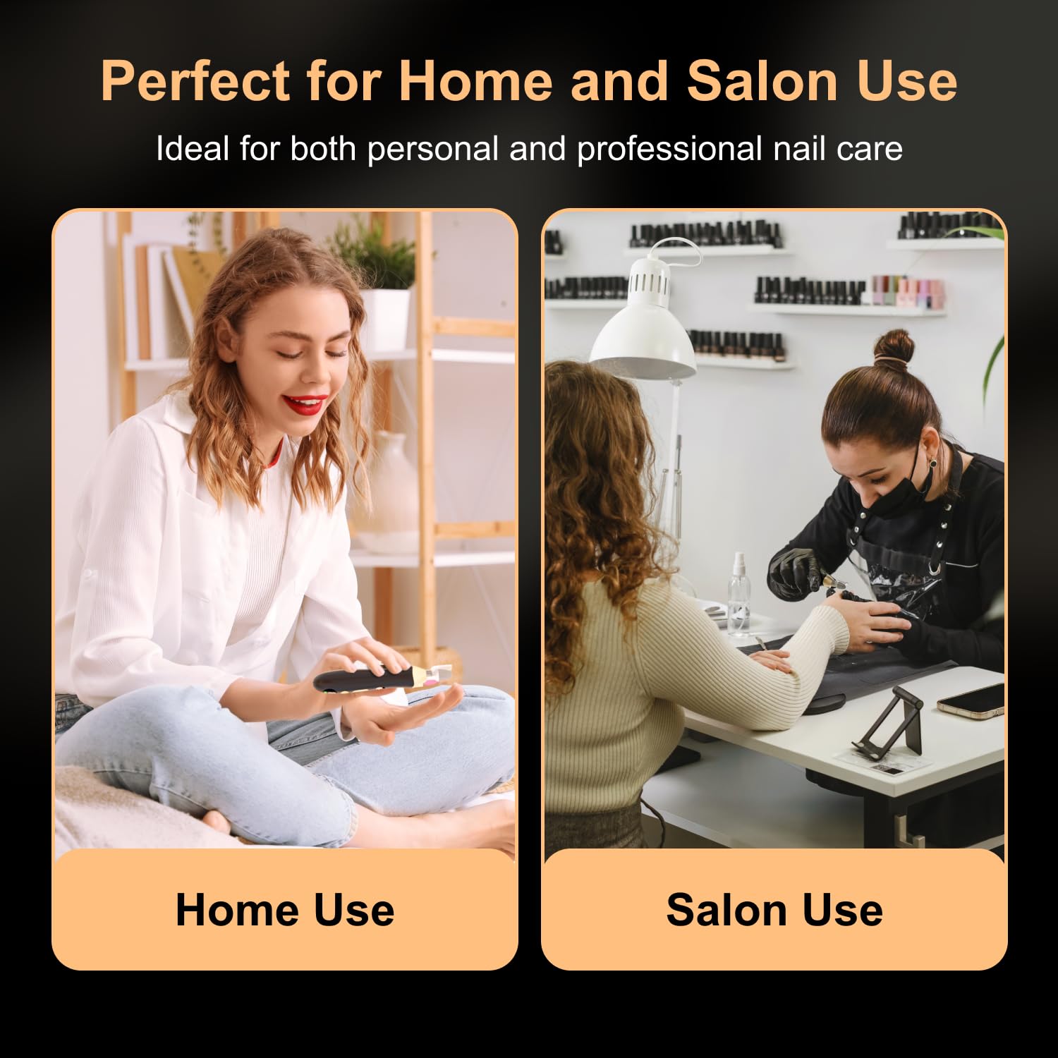 Professional Rechargeable Cordless Electric Nail Drill - 9-Speed Adjustable Manicure Pedicure Kit for Acrylic Gel Nails, Portable Nail File Machine for Home Salon & Travel Use - Perfect for DIY Nail Art, French Tips & Nail Extensions