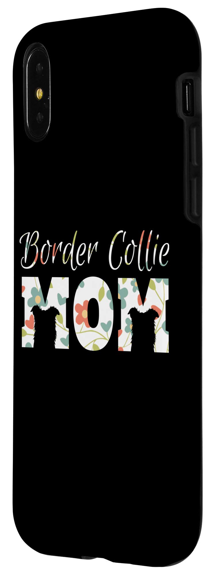 iPhone X/XS Case - Cute Border Collie Mom Design - Slim Protective Phone Cover for Women - Perfect for Work, Travel & Everyday Use