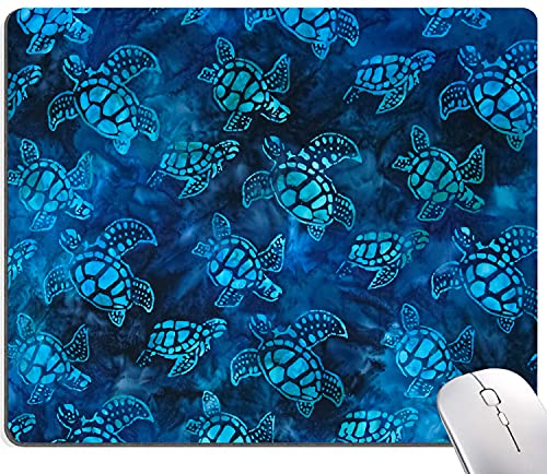 Watercolor Blue Sea Turtle
