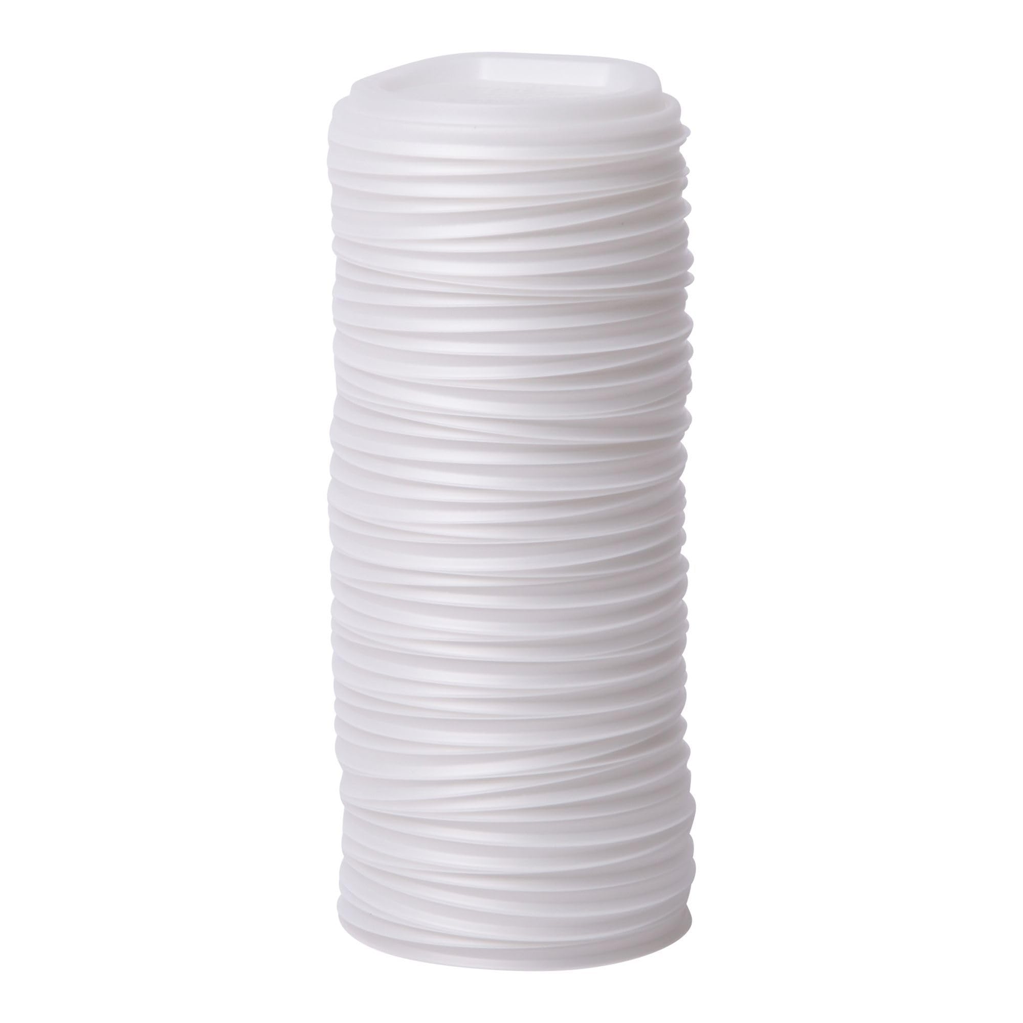Eco-Friendly Compostable Coffee Cup Lids - 800 Count Case, White EcoLid for 10-20oz Hot Cups | PLA Plant-Based Renewable Material | ASTM & BPI Certified | Perfect for Coffee Shops, Offices & Eco-Conscious Events