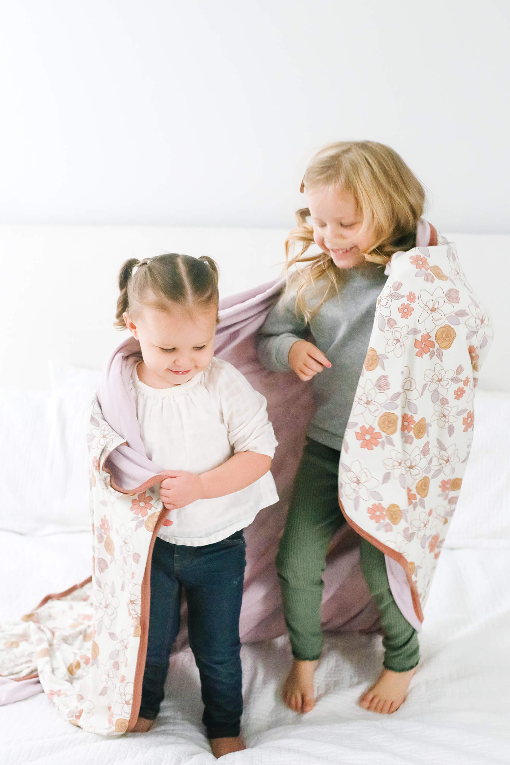 Premium Copper Pearl Jumbo 3-Layer Baby Blanket - Ultra Soft & Breathable Nursery Blanket for Newborns, Boys & Girls | 46