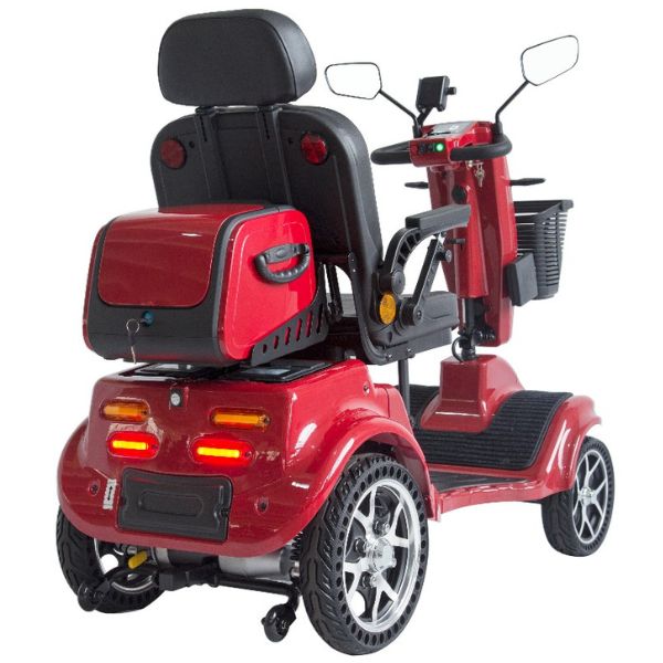Gladiator 4 Wheel Bariatric Mobility Scooter - Heavy Duty Electric Wheelchair for Adults with 500 lbs Capacity - Ideal for Indoor & Outdoor Use, Travel, Shopping, and Daily Mobility Assistance