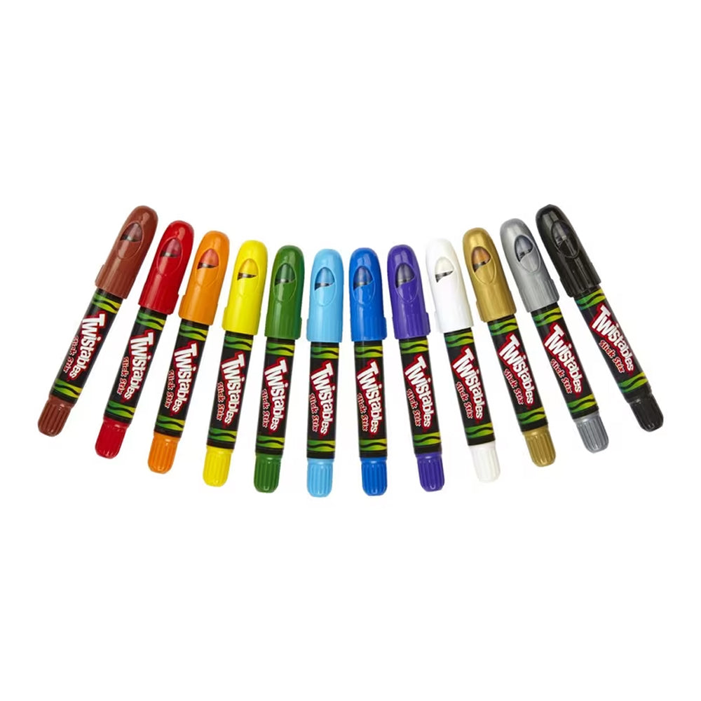 12-Piece Crayola Creative Slick Stix Crayons for Kids - Washable & Non-Toxic Art Supplies for Toddlers 36 Months+ - Perfect for Classroom, Home & Travel Drawing Activities
