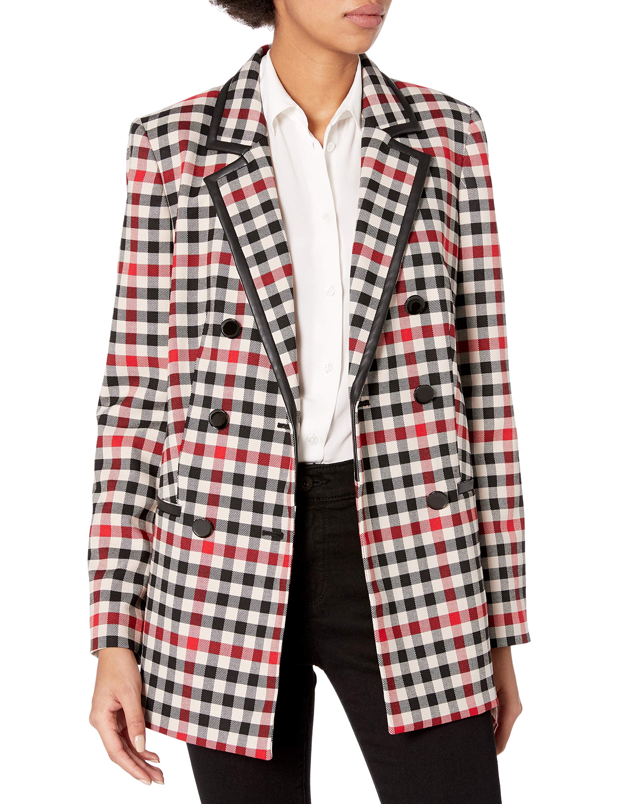 Karl Lagerfeld Women's Long Sleeve Jacket | Fashionable Blazer Coat for Office & Evening Wear | Perfect for Business, Parties & Formal Events