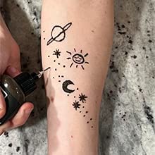 Natural-Looking Faux Freckles Paste & Temporary Tattoo Kit for Face & Body - Vegan, Cruelty-Free Freckle Makeup for Cosplay, Halloween, and Everyday Beauty Looks