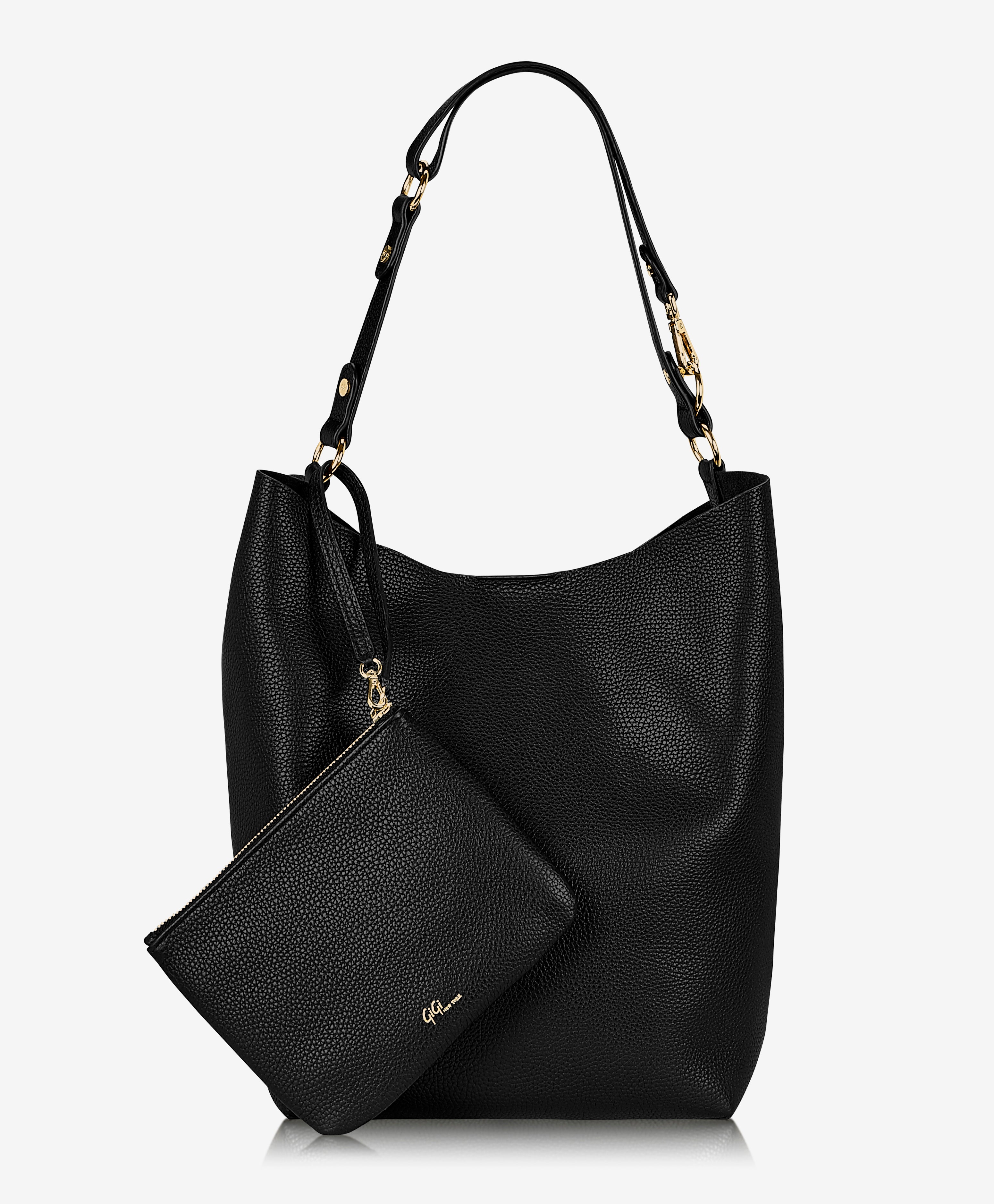 Addison Hobo Handbag - Black Pebble Grain Leather Crossbody Purse for Women | Perfect for Work, Travel & Everyday Use