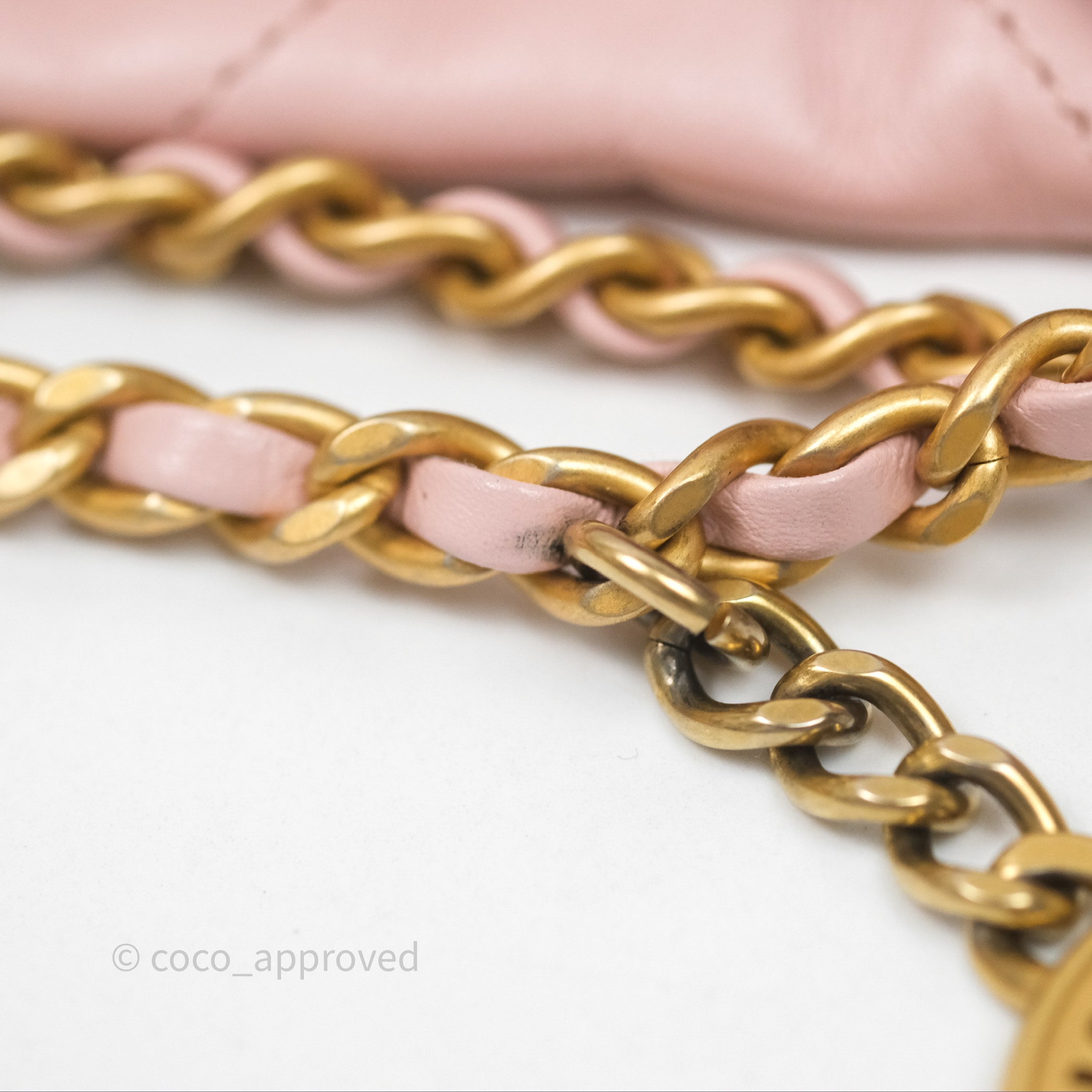 Chanel 22 Mini Bag Light Pink Crumpled Calfskin Leather Crossbody Purse - Elegant Luxury Handbag for Women, Perfect for Date Night & Evening Events