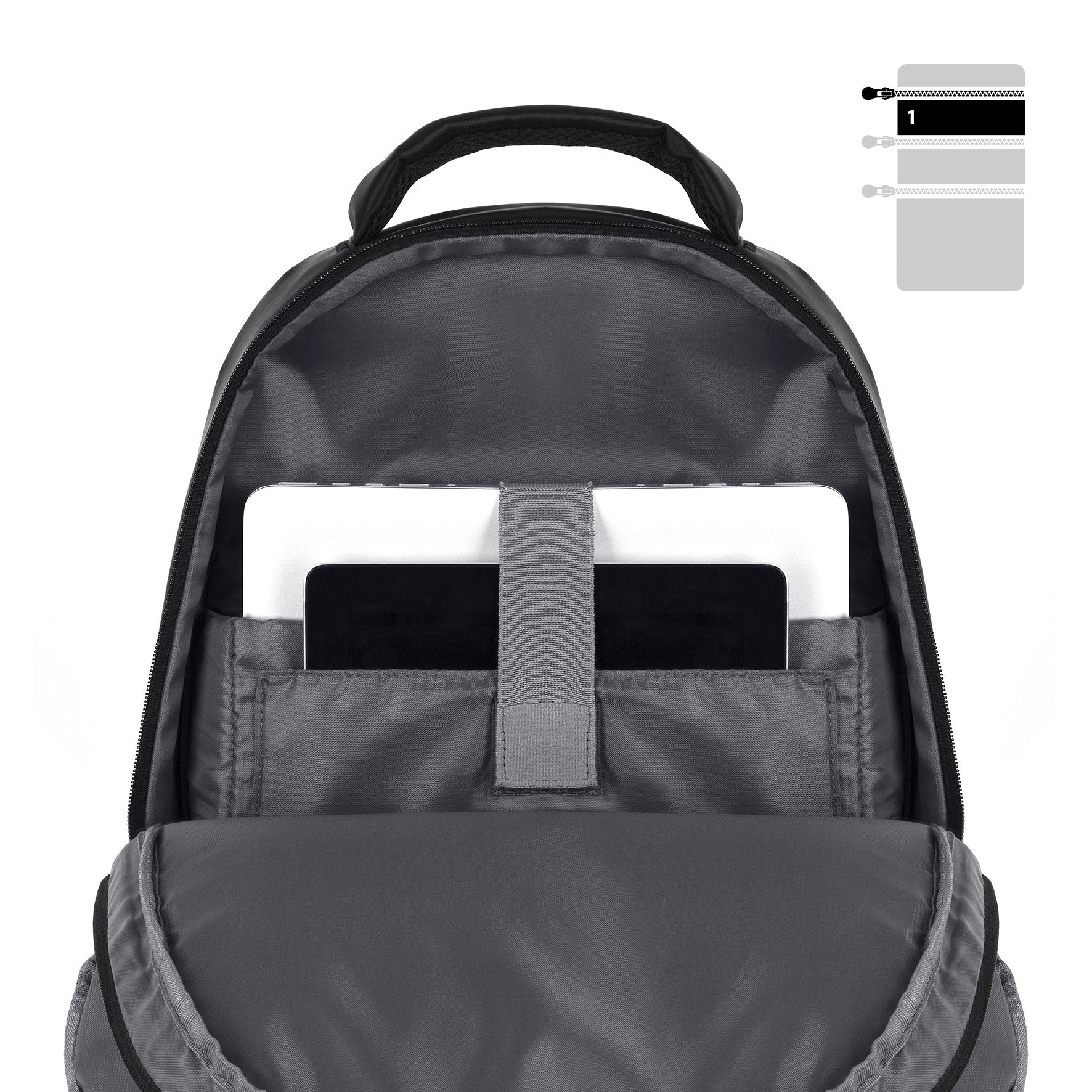 Duronic LB11 Lightweight Water-Resistant Laptop Backpack - 15.6 Inch Travel, Business & School Computer Bag for Men, Women & Kids - Perfect for Commuting, College & Gym Use