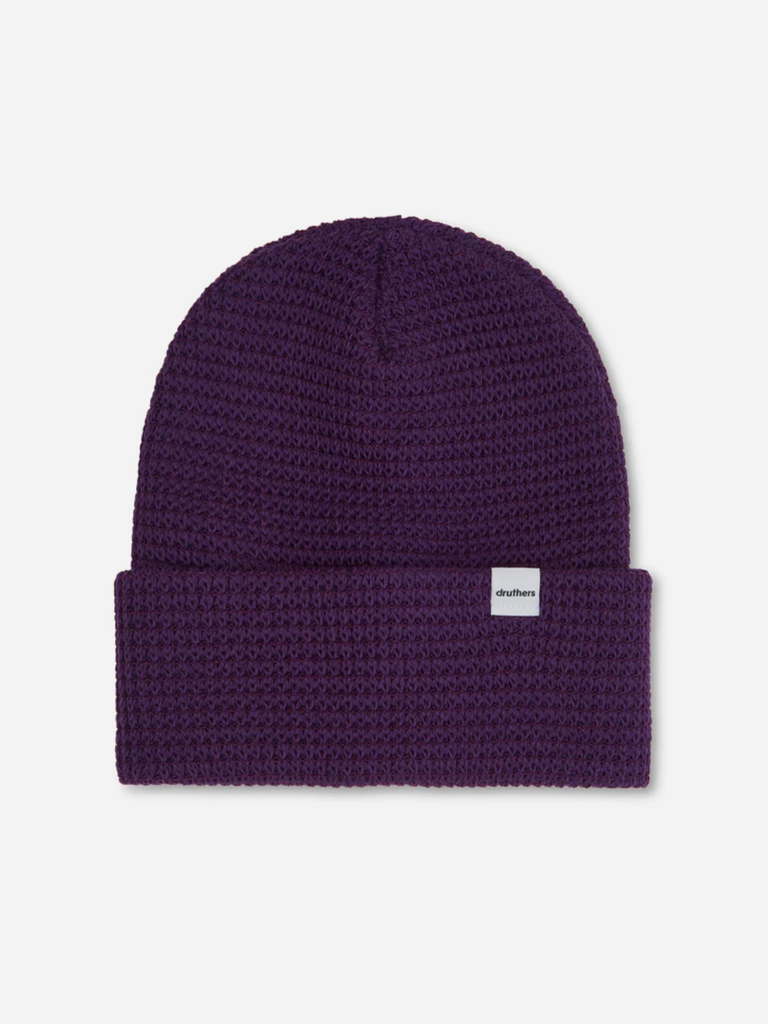 Organic Cotton Waffle Knit Beanie for Men & Women - Soft Winter Hat for Cold Weather - Cozy Unisex Knitted Cap for Outdoor Activities, Skiing & Hiking