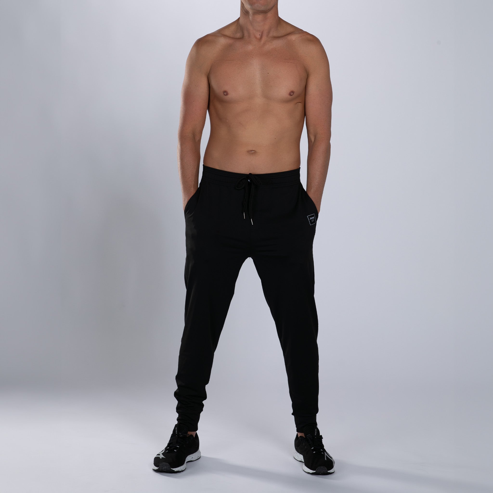Men's Elite Run Jogger Pants - Lightweight, Breathable & Comfortable Running Joggers for Men - Perfect for Gym, Workout & Casual Wear - Black