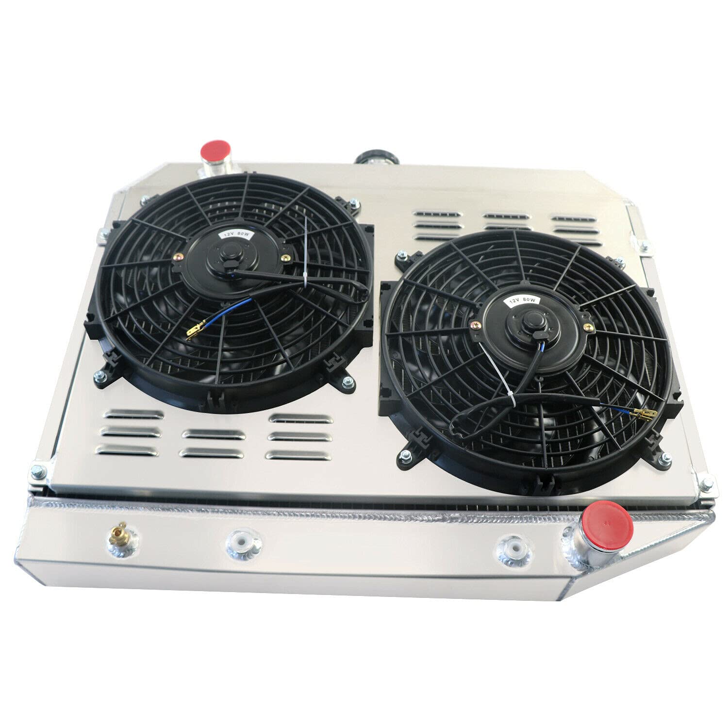 3 Row Aluminum Radiator Shroud Fan for 1968-1974 Dodge Mopar Charger Small Block 26