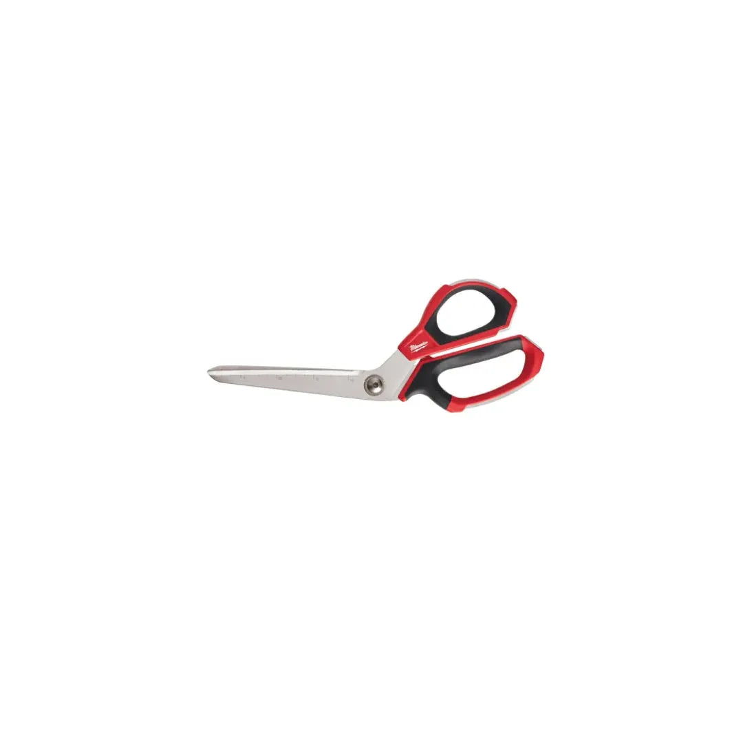 Jobsite Offset Scissors - Heavy Duty Titanium Coated Shears for Metal Cutting, Construction & DIY Projects - Perfect for Roofing, HVAC & Electrical Work