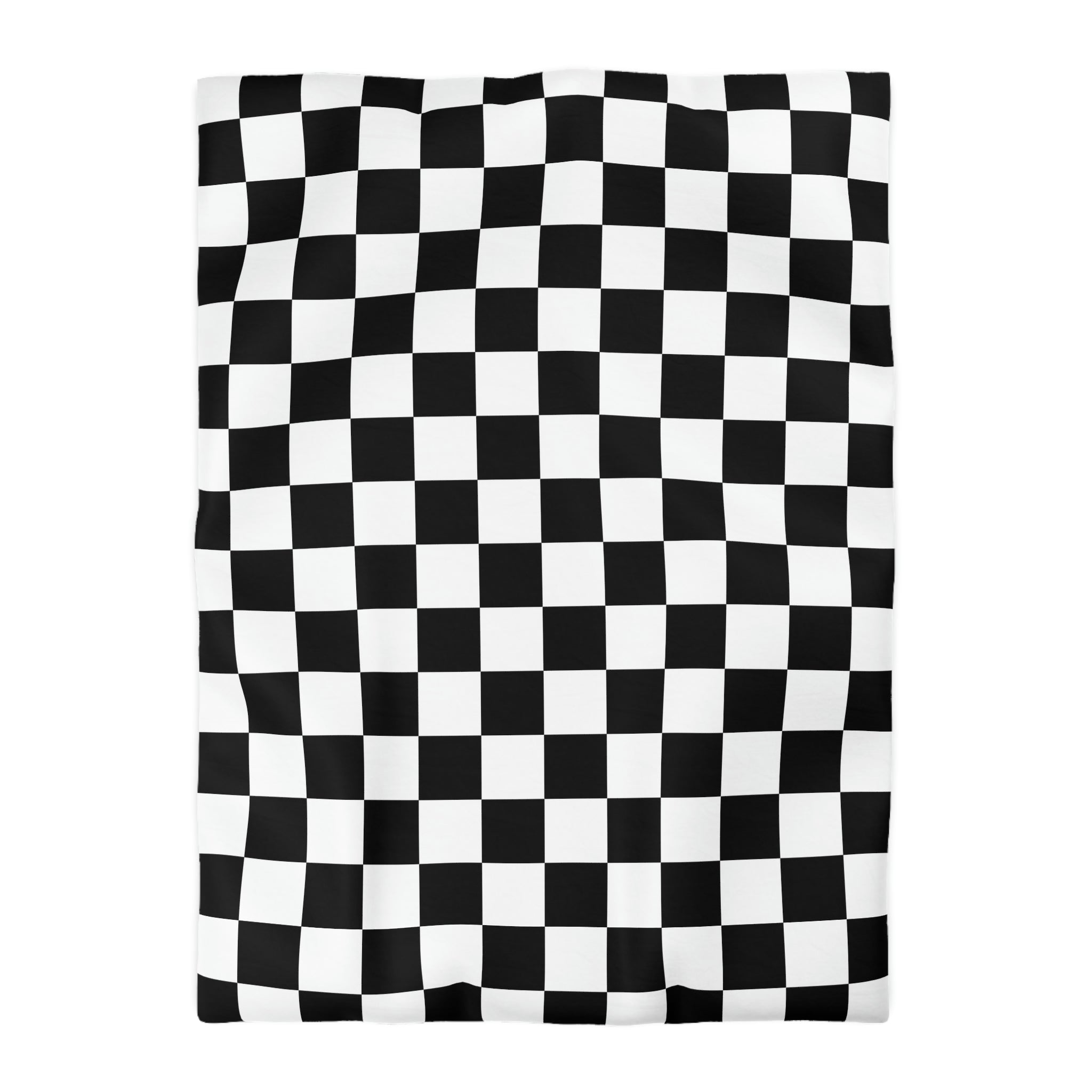 Checkered Duvet Cover Set - Soft Microfiber Bedding in 4 Sizes (Twin, Full, Queen, King) - Stylish Check Pattern for Modern Bedrooms & Guest Rooms