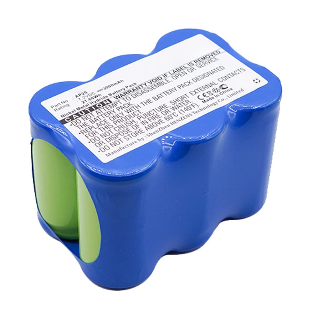 Synergy Digital 7.2V 3000mAh Ni-MH Replacement Battery for AP25 Gardening Tools - Perfect for Lawn Mowers, Hedge Trimmers & Outdoor Power Equipment