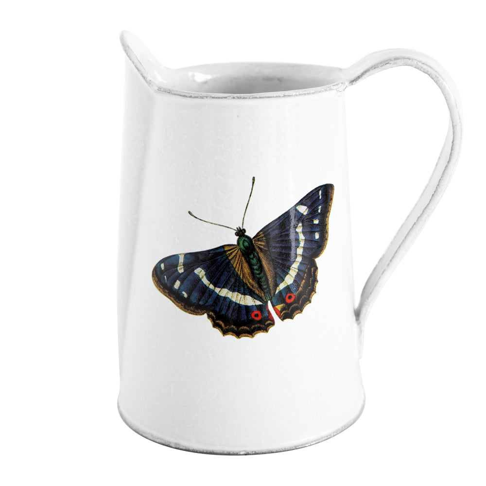 Dancing Butterflies Glass Pitcher - Elegant Handcrafted Pitcher for Iced Tea, Lemonade & Cocktails - Perfect for Parties, Weddings & Home Decor