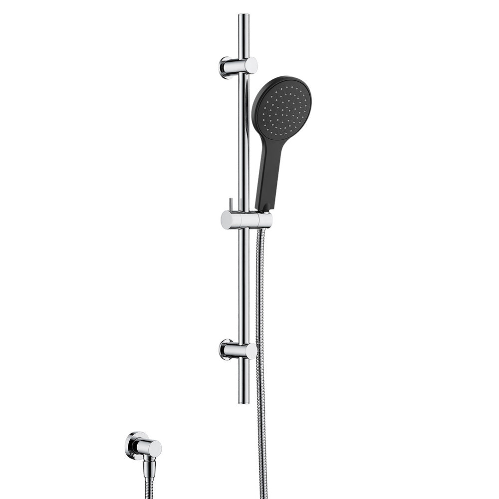Fienza Kaya Rail Shower System in Chrome - Modern Bathroom Shower Fixture for Spa-Like Experience at Home