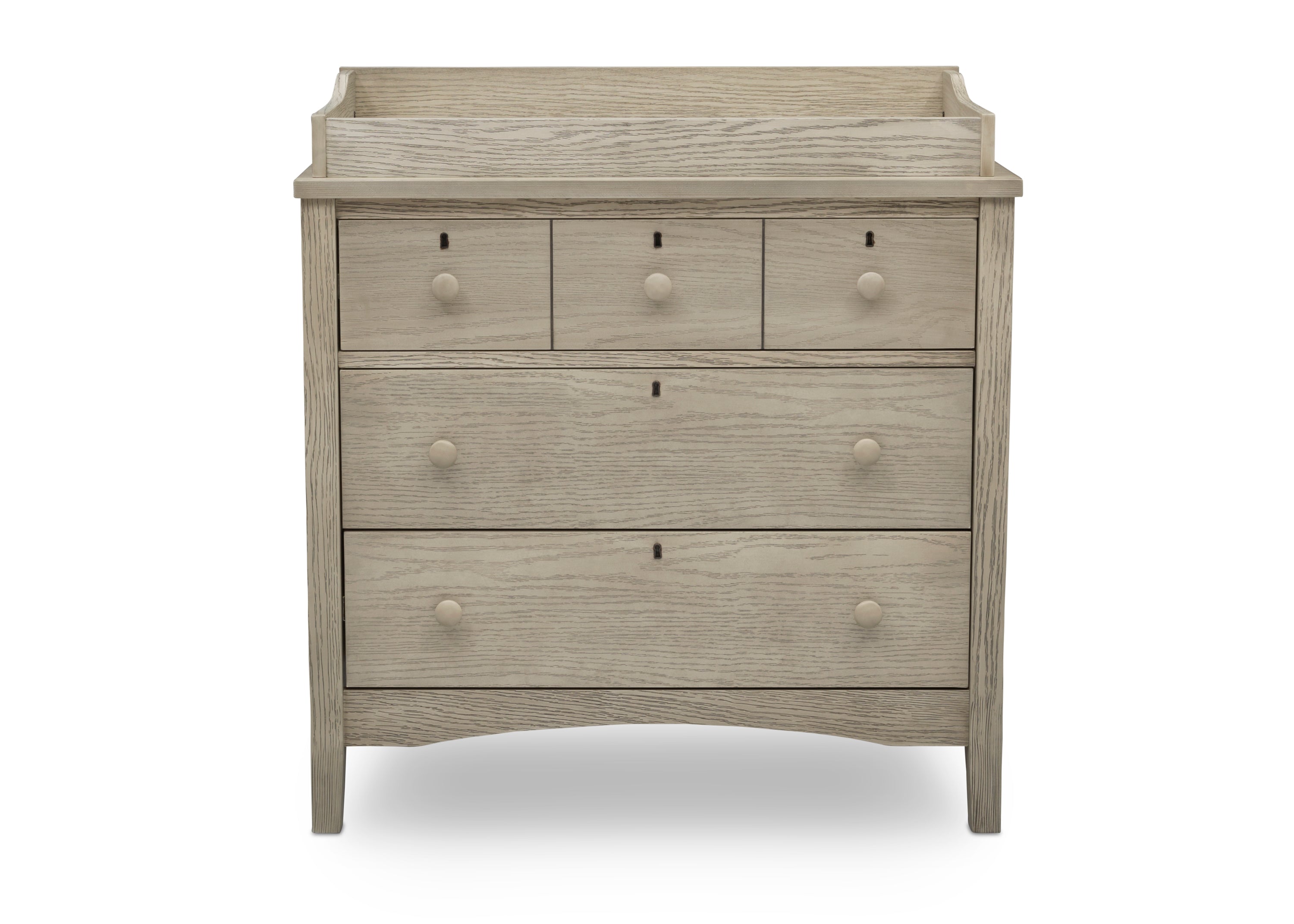 Farmhouse Style 3-Drawer Dresser with Changing Top - Nursery Storage Solution for Baby Essentials & Bedroom Organization